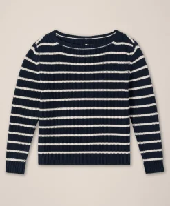 Organic Luxe Knit Boatneck Sweater
