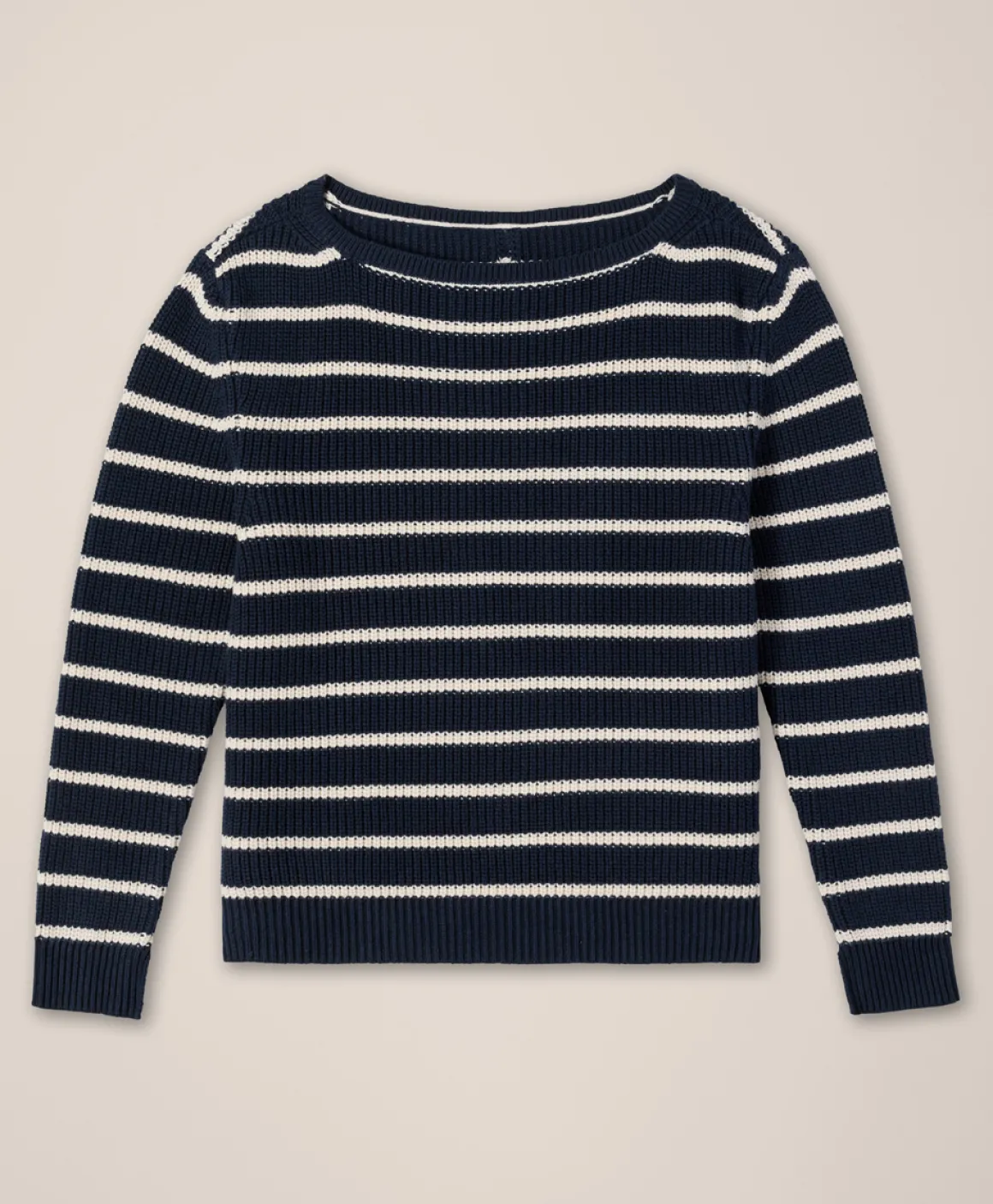 Organic Luxe Knit Boatneck Sweater