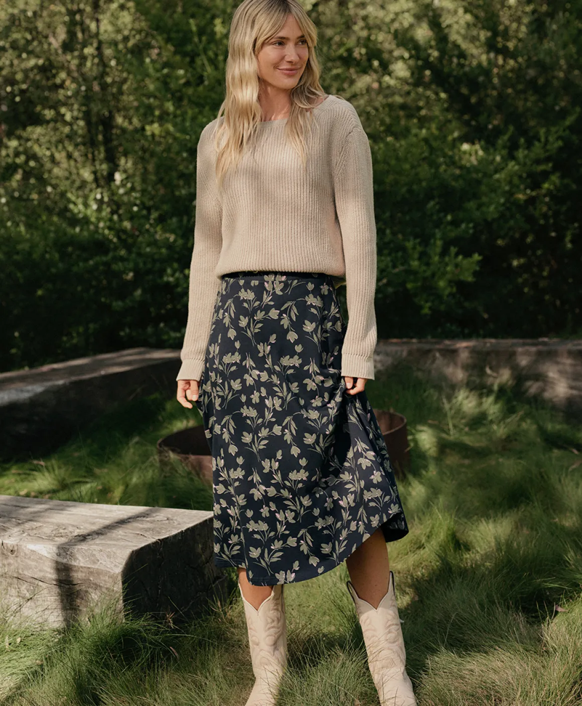 Organic Luxe Knit Boatneck Sweater