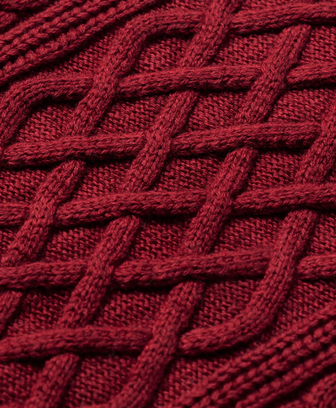 Organic Luxe Knit Cable Crew Sweater