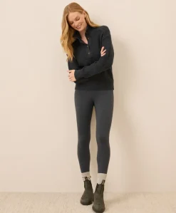 Organic Luxe Knit Henley Sweater