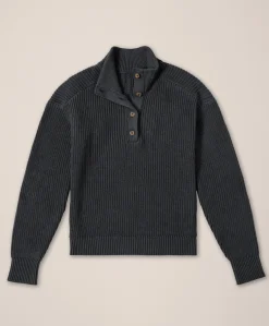 Organic Luxe Knit Henley Sweater