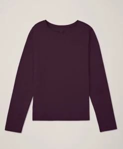 Organic Luxe Stretch Jersey Slim Long Sleeve Tee