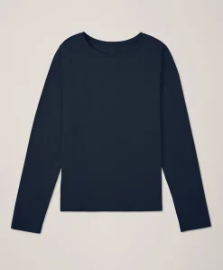 Organic Luxe Stretch Jersey Slim Long Sleeve Tee