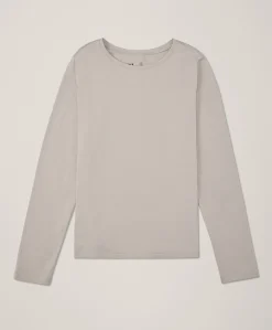 Organic Luxe Stretch Jersey Slim Long Sleeve Tee