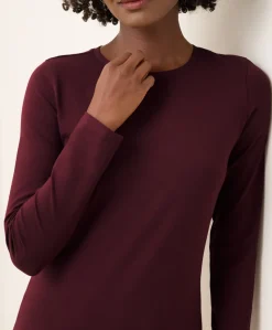 Organic Luxe Stretch Jersey Slim Long Sleeve Tee
