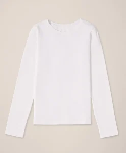 Organic Luxe Stretch Jersey Slim Long Sleeve Tee