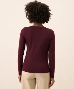 Organic Luxe Stretch Jersey Slim Long Sleeve Tee