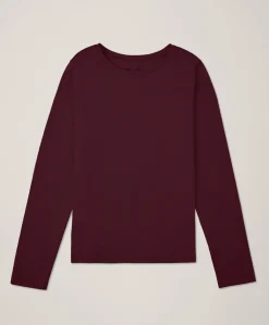 Organic Luxe Stretch Jersey Slim Long Sleeve Tee