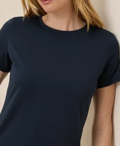 Organic Luxe Stretch Jersey Slim Tee