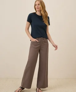Organic Luxe Stretch Jersey Slim Tee