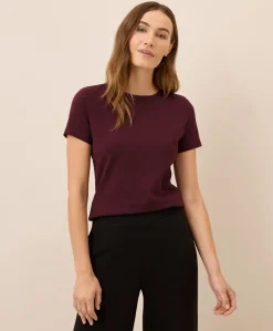 Organic Luxe Stretch Jersey Slim Tee
