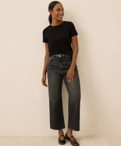 Organic Luxe Stretch Jersey Slim Tee