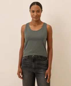 Organic Luxe Stretch Jersey Tank