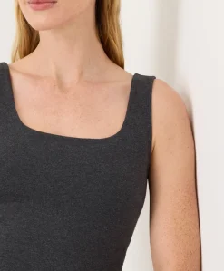Organic On The Go-To Square Neck Tank
