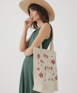 Organic Pact Floral Canvas Tote