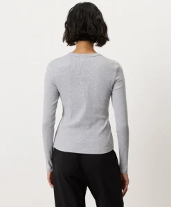 Organic Perfect Rib Crewneck Long Sleeve Tee