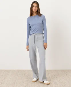 Organic Perfect Rib Crewneck Long Sleeve Tee