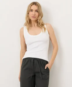 Organic Perfect Rib Scoop Neck Tank