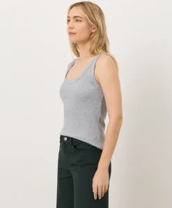 Organic Perfect Rib Scoop Neck Tank