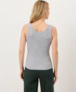 Organic Perfect Rib Scoop Neck Tank