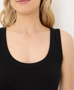 Organic Perfect Rib Scoop Neck Tank