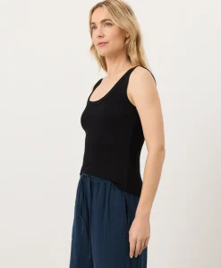 Organic Perfect Rib Scoop Neck Tank