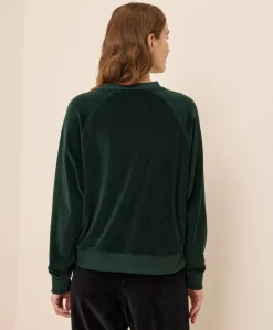 Organic Pure Velour Crew Sweatshirt
