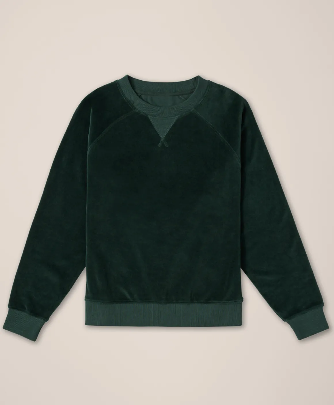 Organic Pure Velour Crew Sweatshirt