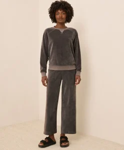 Organic Pure Velour Crew Sweatshirt