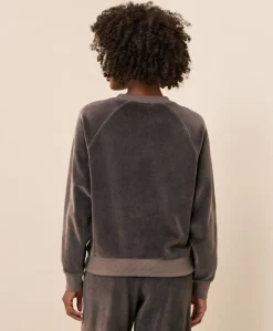 Organic Pure Velour Crew Sweatshirt