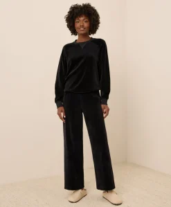 Organic Pure Velour Crew Sweatshirt