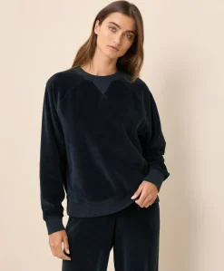 Organic Pure Velour Crew Sweatshirt