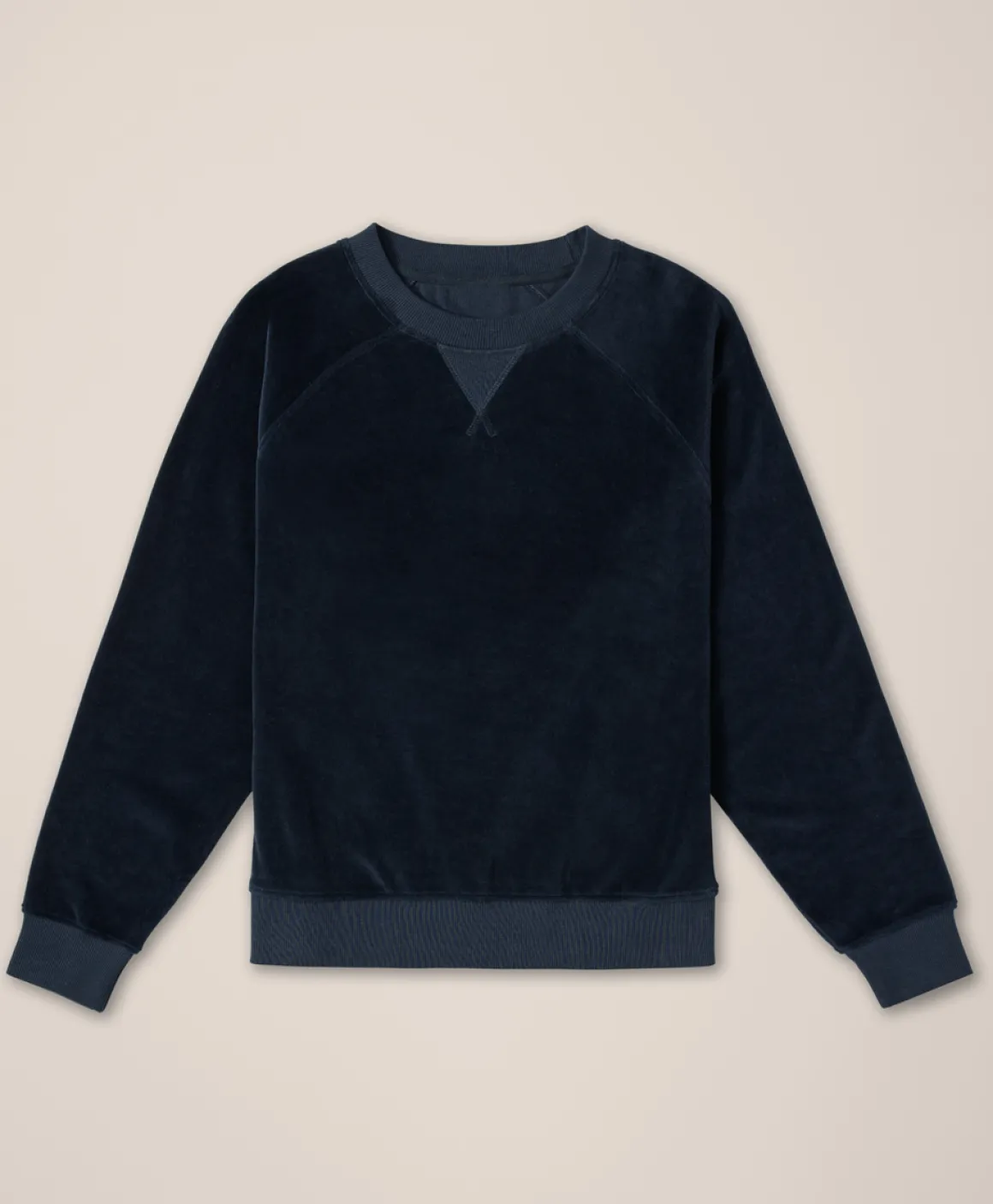 Organic Pure Velour Crew Sweatshirt