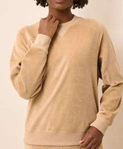 Organic Pure Velour Crew Sweatshirt