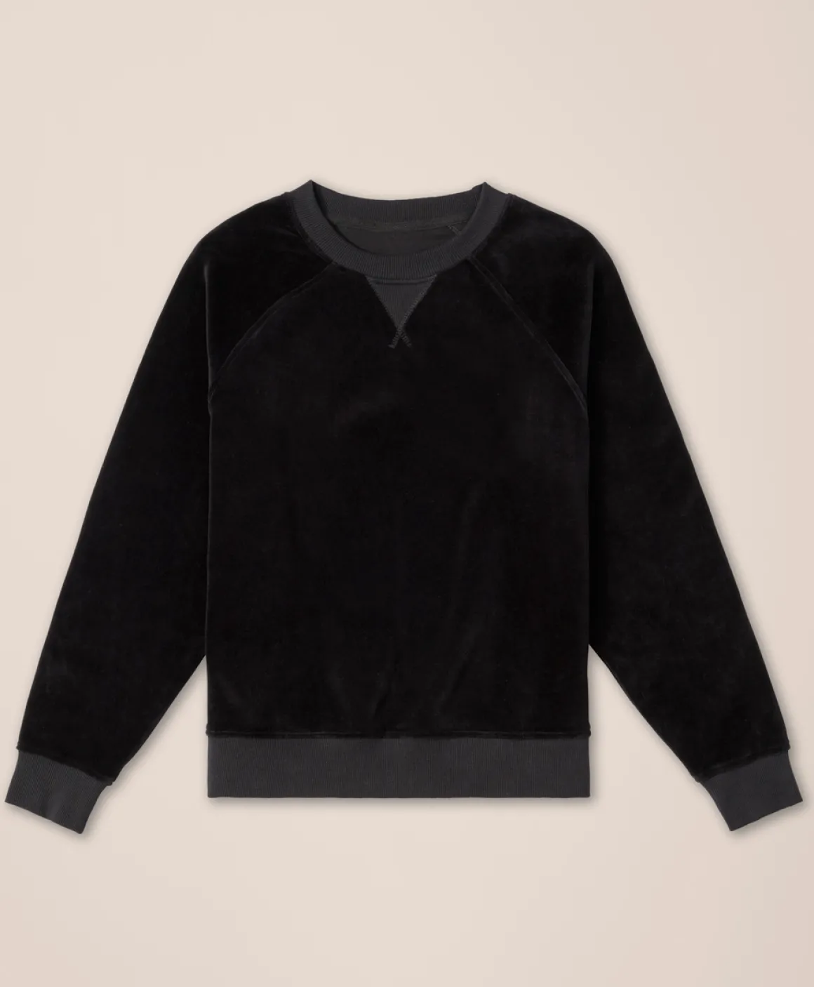 Organic Pure Velour Crew Sweatshirt