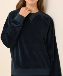 Organic Pure Velour Crew Sweatshirt
