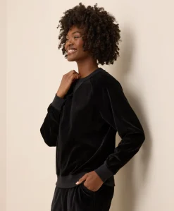 Organic Pure Velour Crew Sweatshirt