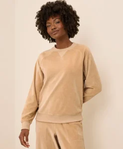 Organic Pure Velour Crew Sweatshirt