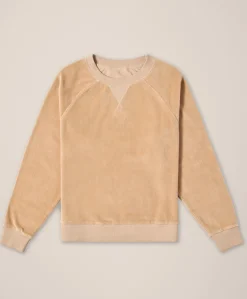 Organic Pure Velour Crew Sweatshirt