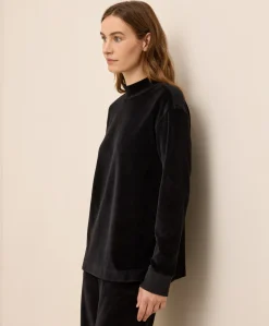 Organic Pure Velour Mock Tunic