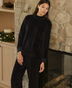 Organic Pure Velour Mock Tunic