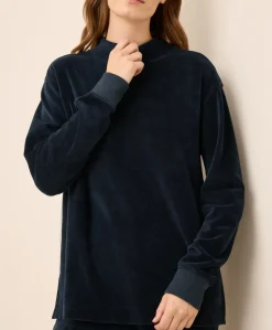 Organic Pure Velour Mock Tunic