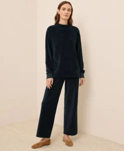Organic Pure Velour Mock Tunic
