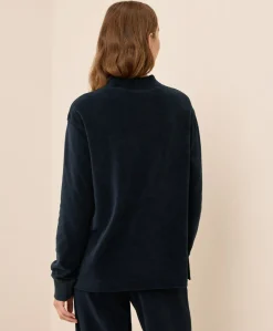 Organic Pure Velour Mock Tunic