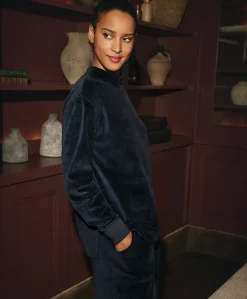 Organic Pure Velour Mock Tunic