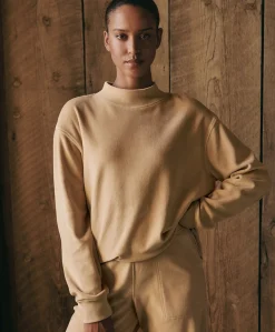 Organic Pure Velour Mock Tunic