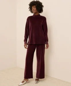 Organic Pure Velour Mock Tunic