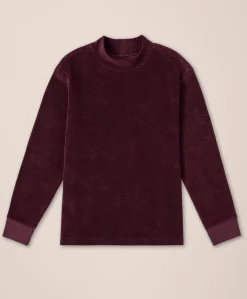 Organic Pure Velour Mock Tunic