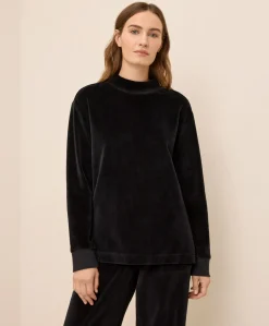 Organic Pure Velour Mock Tunic